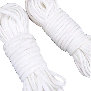 Factory supply white elastic cord for earloop elastic rope band disposable