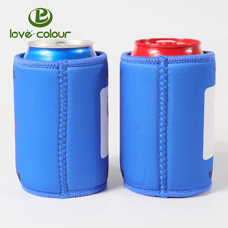 Advertising Neoprene Stubby Can Holder Cooler With Overlock