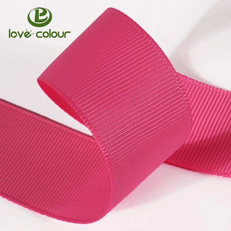 Pink grosgrain ribbon wholesale make for hair accessories