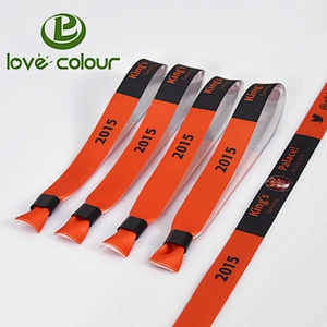 Wholesale Custom Printed Logo wristband / Bracelet with Access Control