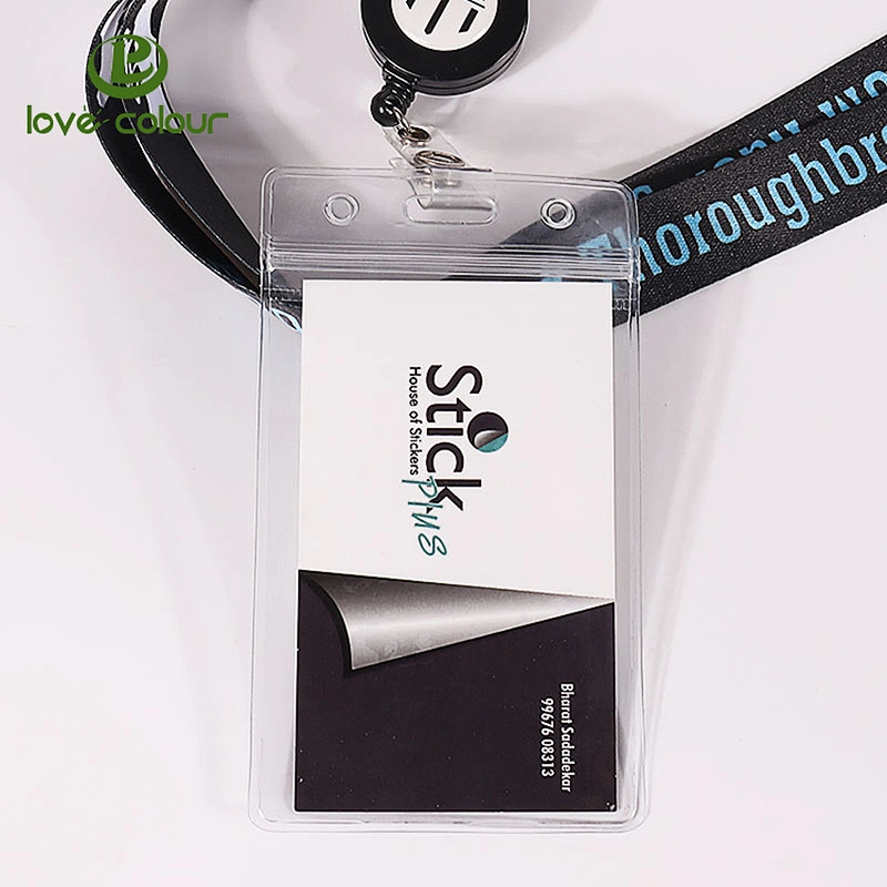 New custom name flexible vertical badge ID working card badge holder