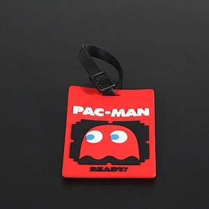 Custom soft rubber luggage name tags for travel wholesale