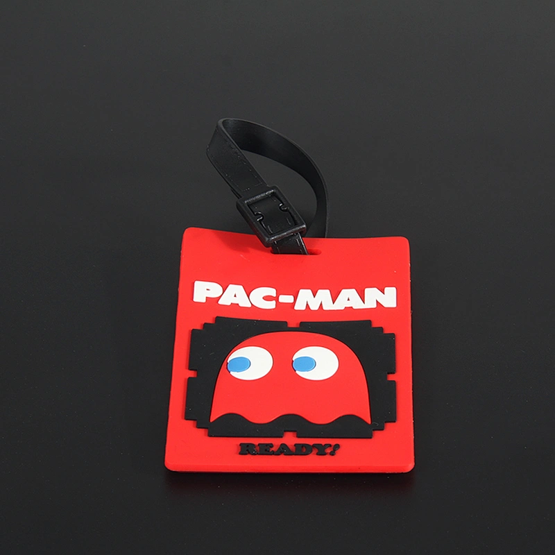 Custom soft rubber luggage name tags for travel wholesale