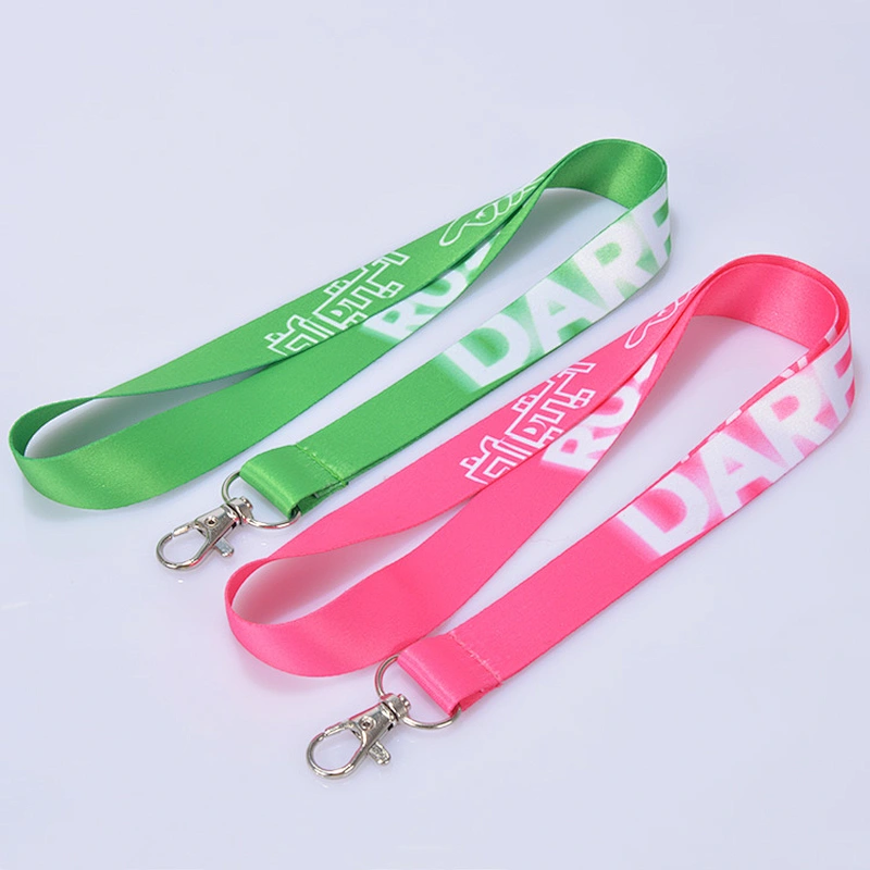 Custom polyester lanyard neck ribbon with id card holder for sport event