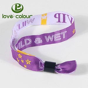 Festival Fabric Custom Wristbands/ Bracelet Textile/ Cloth Band