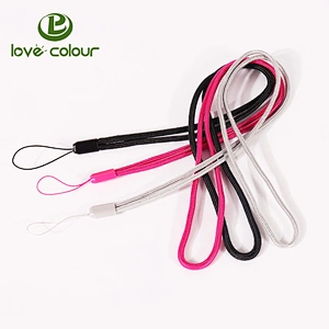 Cheap custom short lanyard polyester phone strap