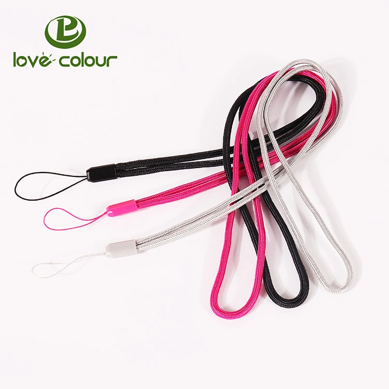 Cheap custom short lanyard polyester phone strap