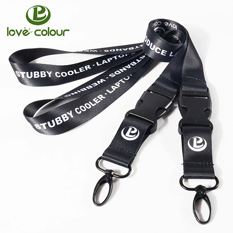 Fashion custom sublimation polyester lanyard strap manufacturer in Guangzhou