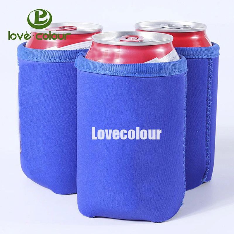 Custom imprint neoprene cover for a beer can