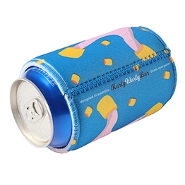 Custom Neoprene Stubby Holder Drink Can Cooler Sleeve For Christmas Party