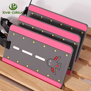 Custom PVC Luggage Tags Travel Suitcase Labels