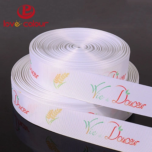 Popular custom various colors grosgrain packing ribbon for festival decoration