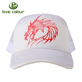 Cheap Custom Printing White Mesh Trucker Cap from Factory