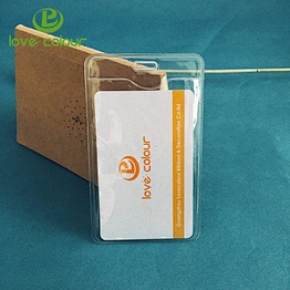 Vertical ID Badge Holders Waterproof Plastic Holder