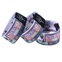 New product polyester custom elastic bracelet woven elastic wristband wholesale