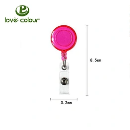 Custom Retractable Nurse Badge ID Holder Office Employee Name Badge Reel