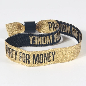 Colorful design eco-friendly polyester wristbands woven hand bands custom cloth bracelets