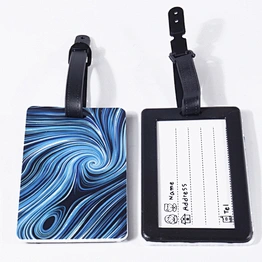 Custom Eco-Friendly hotel bright colored luggage tags