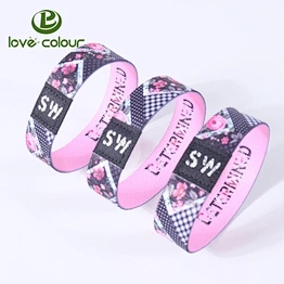 Guangzhou lovecolour company unique design custom elastic wristband
