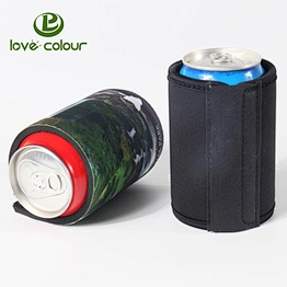 Custom insulated 5mm thick fashion printing neoprene cup holder can cooler sleeve stubby holder