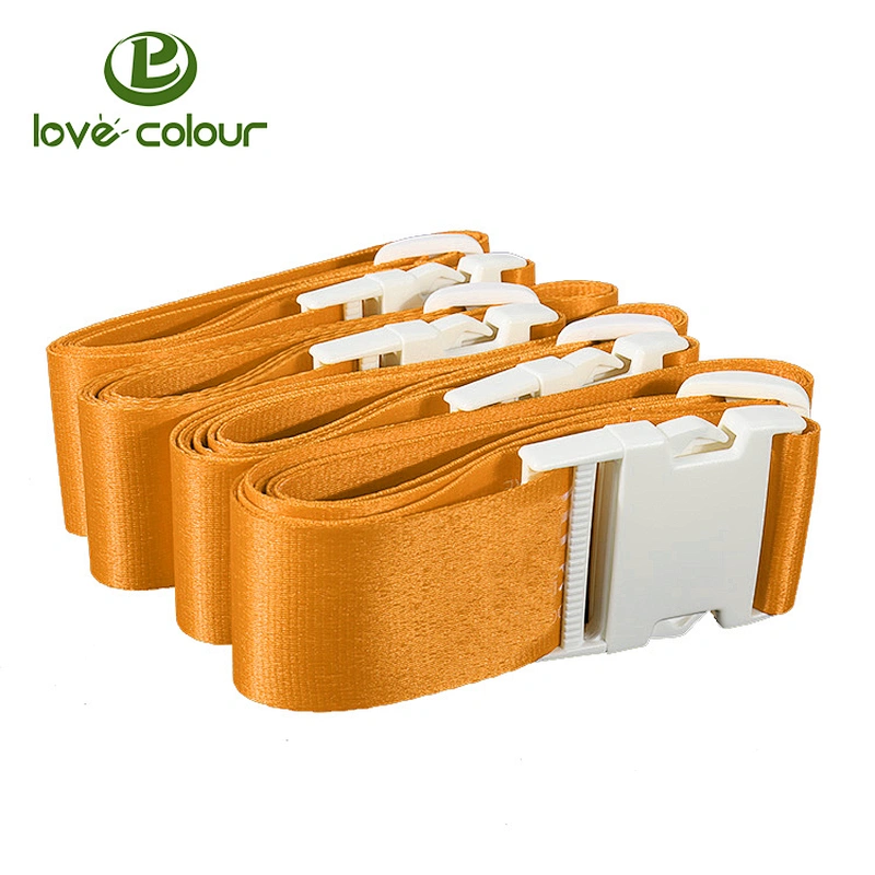 Custom polyester heat transfer printing luggage bag belt with break away buckle