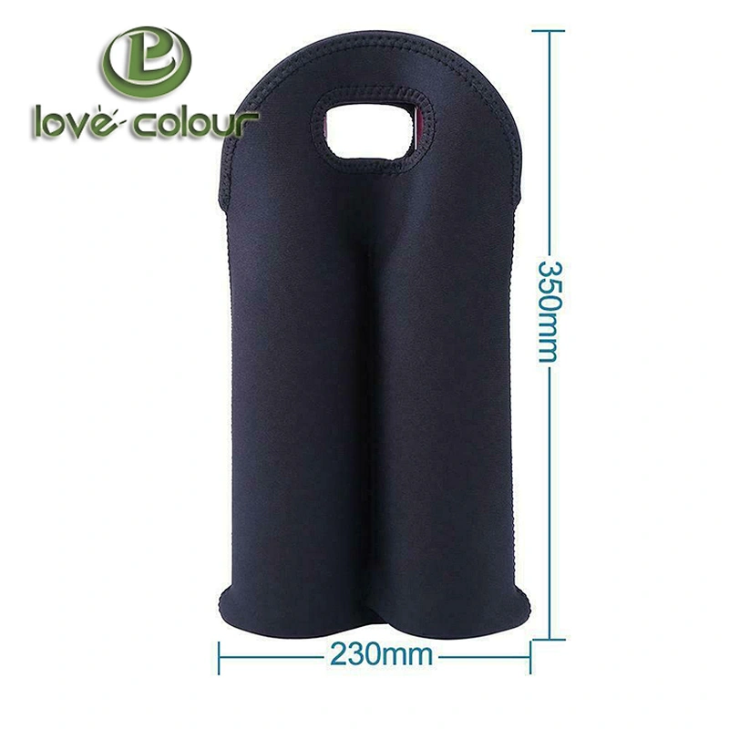 Custom flexible waterproof neoprene wine bottle cooler bag coolies