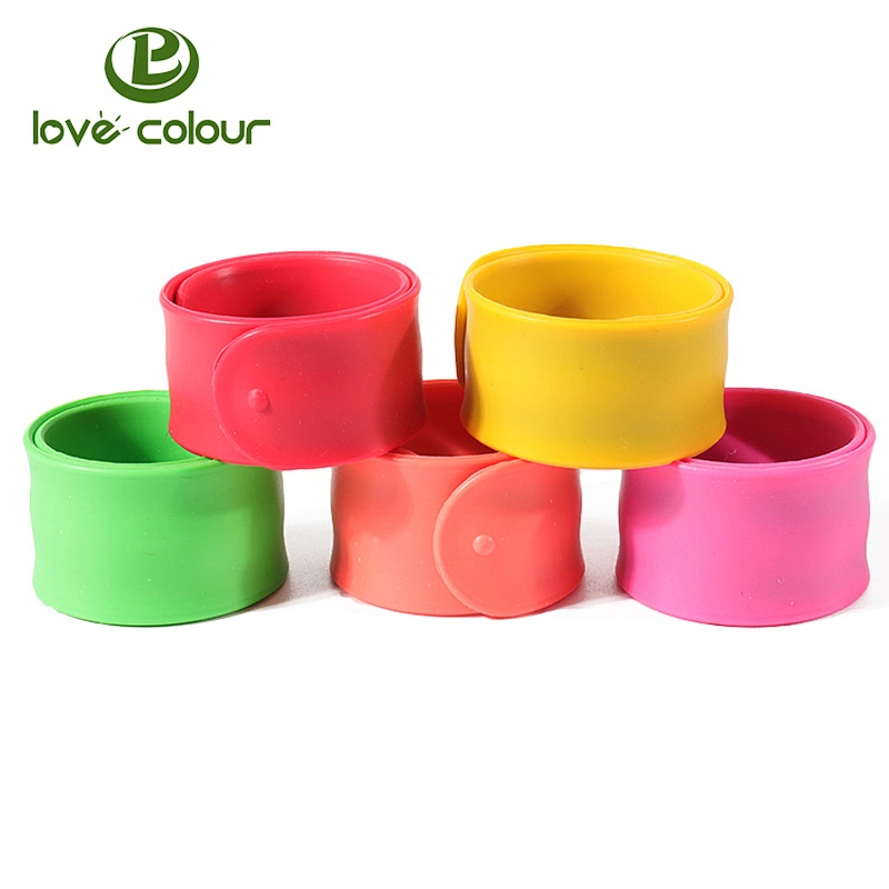 Custom Advertising Slap Bands Snap Bracelets without Logo for Wholesale