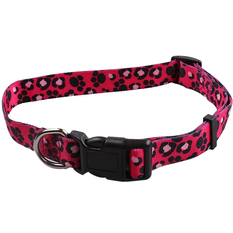 Custom soft and durable polyester webbing sublimation dog collar