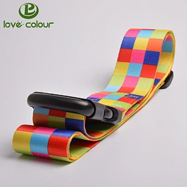 Personalised polyester multicolor travel luggage belt luggage strap