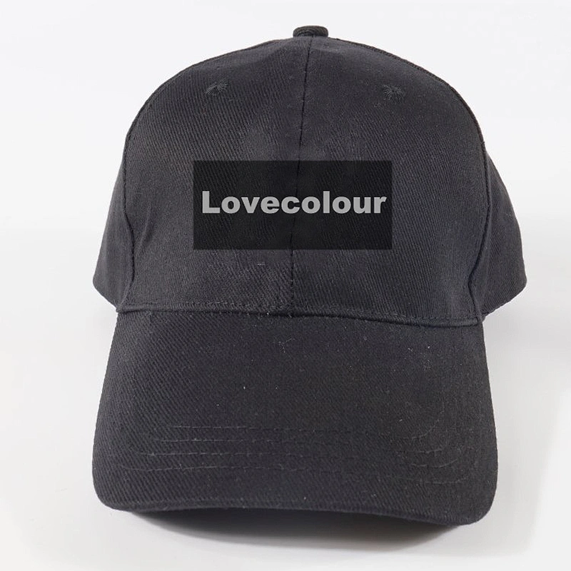 Custom cotton summer sun hat plain black baseball caps hat for team activities