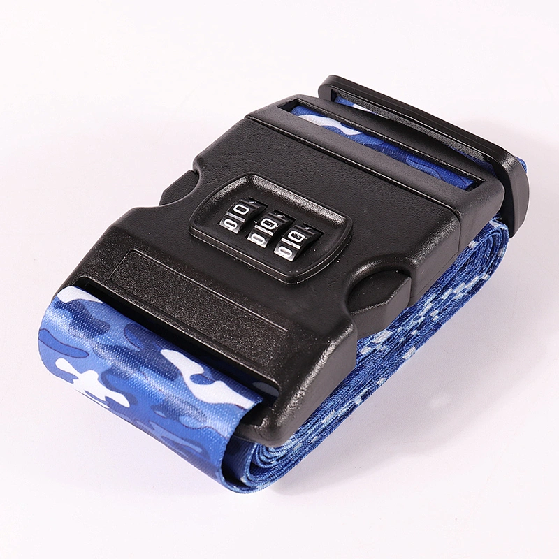 Travel Luggage Suitcase Strap Baggage Backpack Belt with Coded Lock
