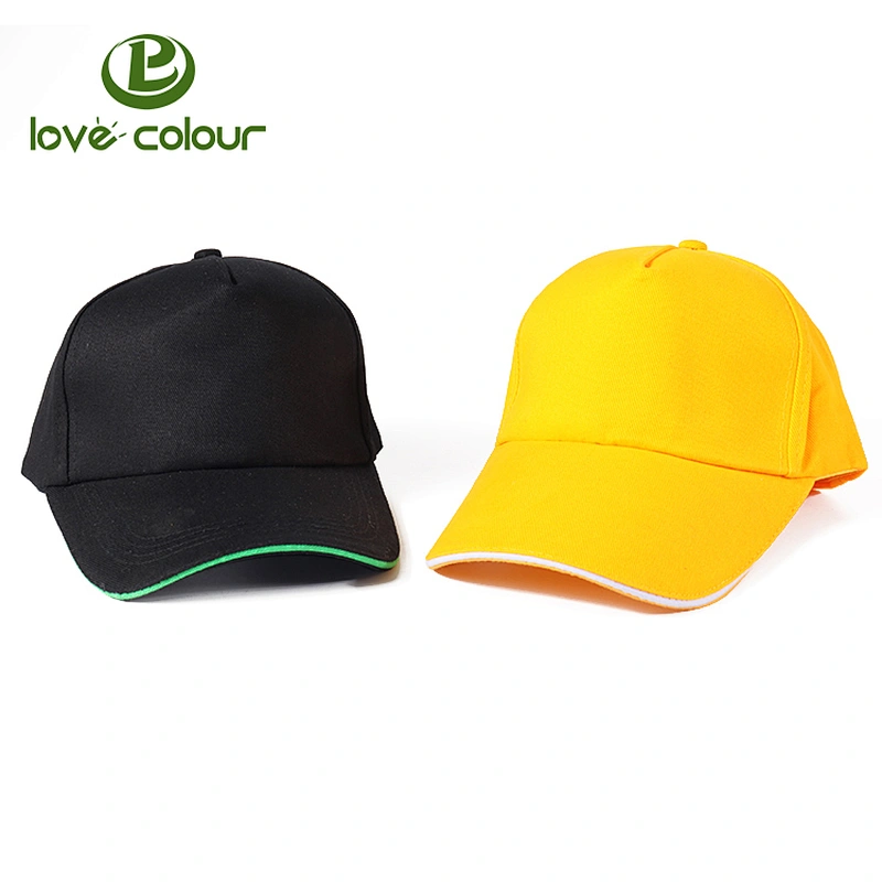 Lovecolour factory custom made soft cotton plain baseball cap
