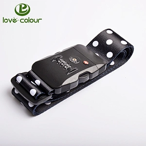 Guangzhou Factory Custom Polyester Luggage Suitcase Straps Belts For Secure Your Bag And Luggage