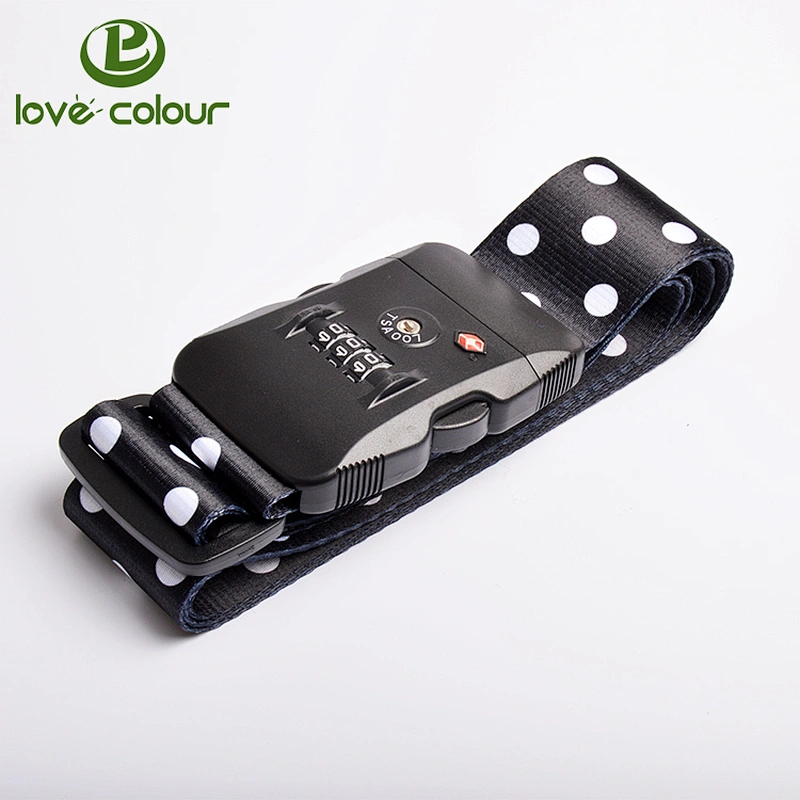 Guangzhou Factory Custom Polyester Luggage Suitcase Straps Belts For Secure Your Bag And Luggage