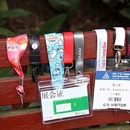 High quality PVC plastic id badge/business id card holder
