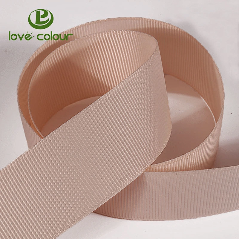 Solid Grosgrain Ribbon For Gift Packaging Party Decoration Wedding Flowers Red