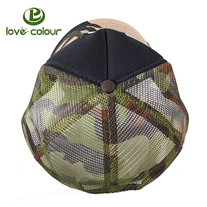 Hot Style Custom Lightweight Cotton Twill Camo Mesh Baseball Cap