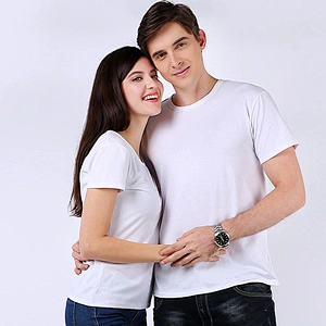 Wholesale 100%polyester mens short sleeve white blank sport T shirt for promotion