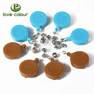 New product customized plastic id badge reel for card holder from factory
