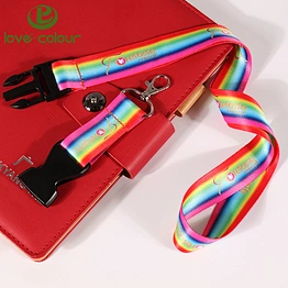 Hot sale name brand lanyard free sample/polyester lanyard roll