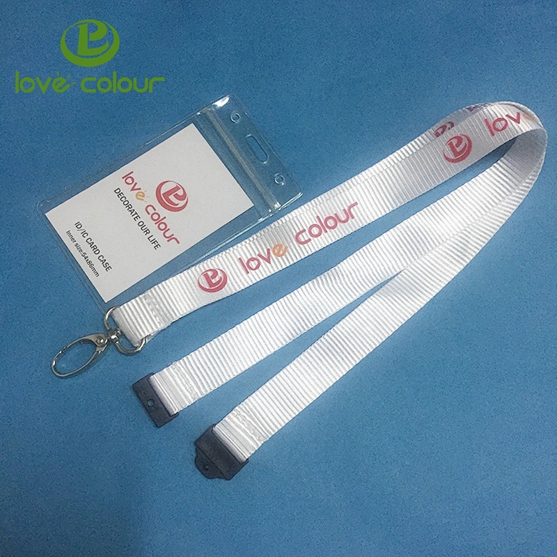 Popular items silk-screen print lanyards for employee id