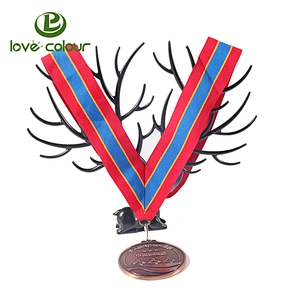 Custom polyester neck ribbon lanyard strap for medal