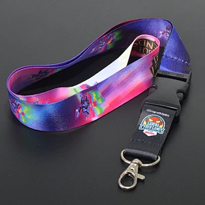 High quality polyester cheap custom led flashing lanyards for wholesale