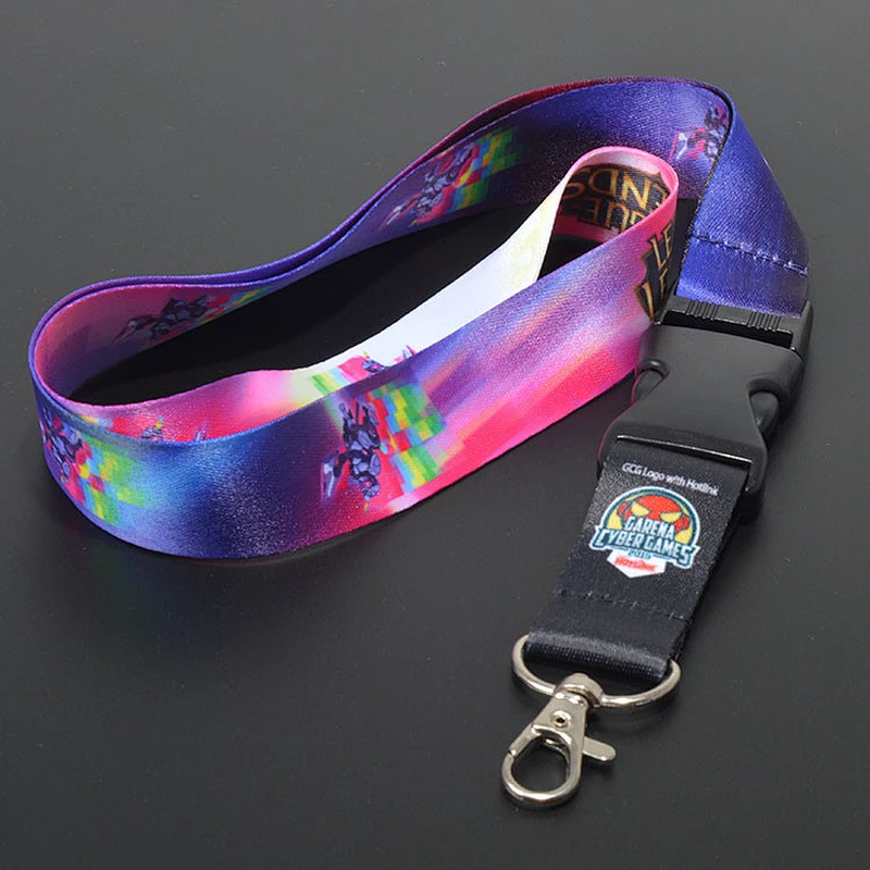 High quality polyester cheap custom led flashing lanyards for wholesale