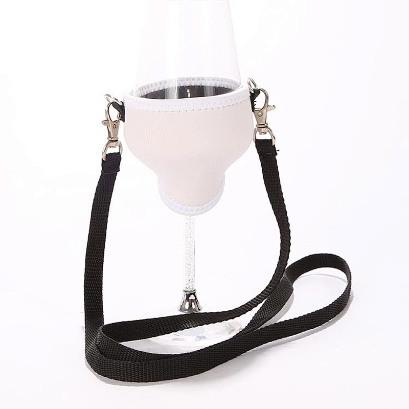 New custom fashion good quality wine glass holder necklace
