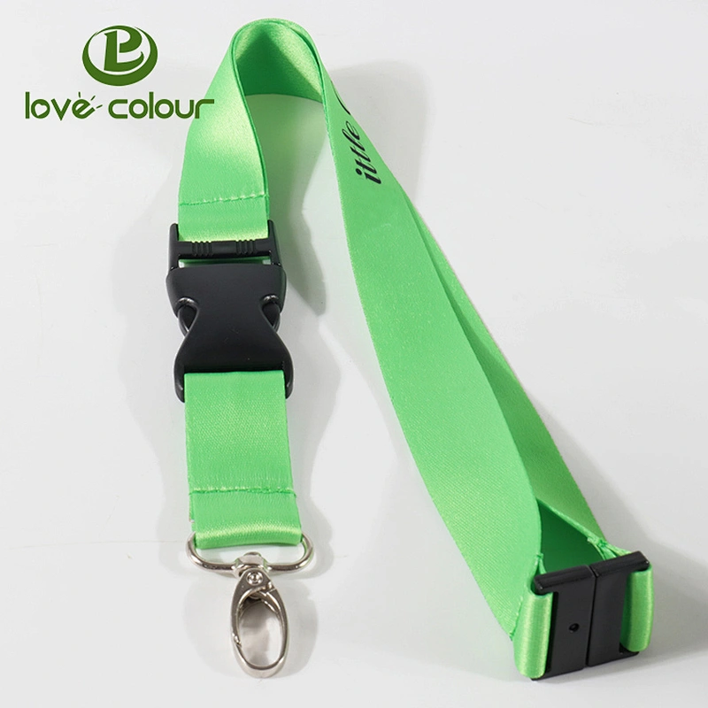 Cheap custom various style key chain breakaway lanyards with buckle