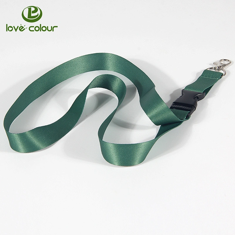 Custom polyester blank plain neck lanyards with your design logo