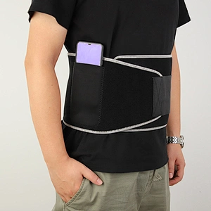 Abdominal Trainer Waist Trimmer Belt Sweat Wrap Low Back and Lumbar Support