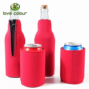 Insulated Stubby Holder Custom Logo Printing Neoprene Can Cooler Bag Sleeve