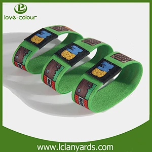 Factory directly sale cheap custom elastic wristbands no minimum
